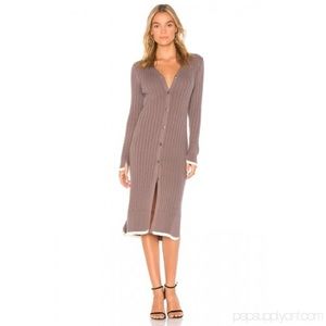 NWT Michael Stars Ribbed Cardigan Dress